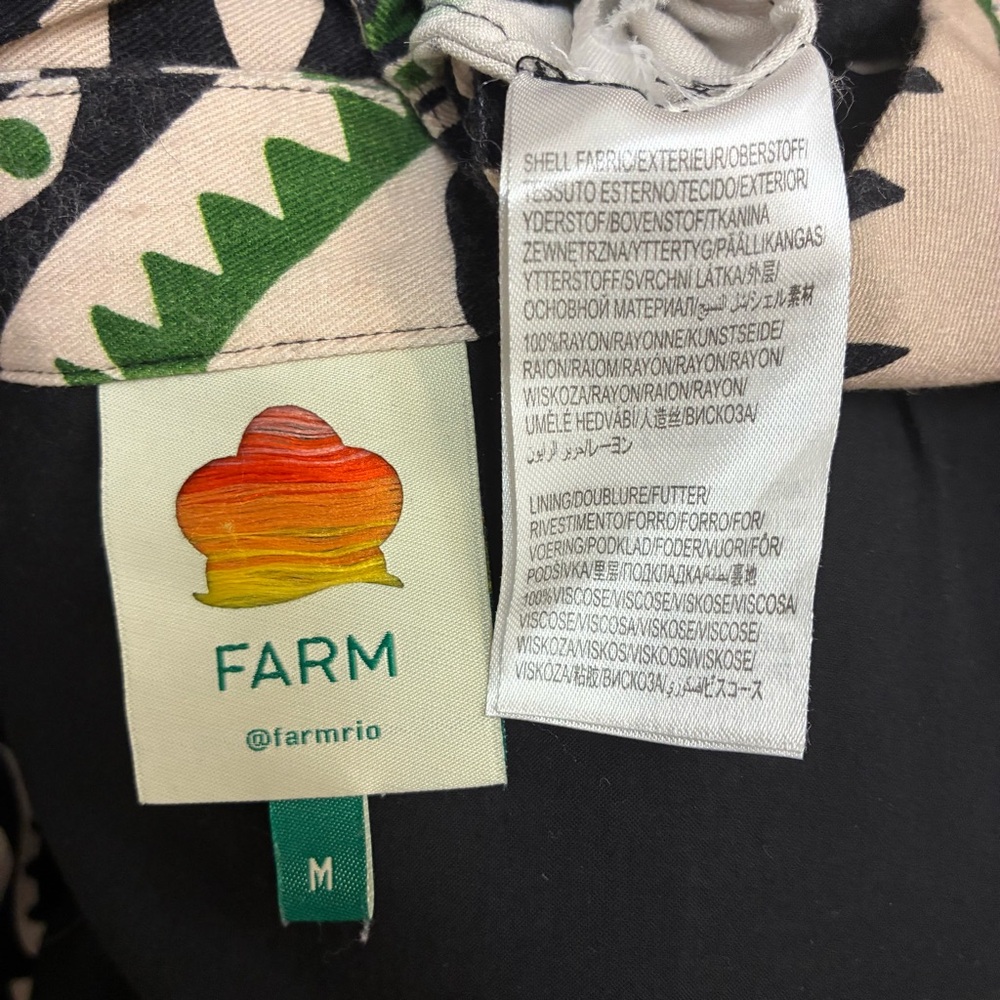 SOLD!!! FarmRio Mystic scarf maxi dress M - Picture 5 of 6